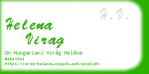 helena virag business card